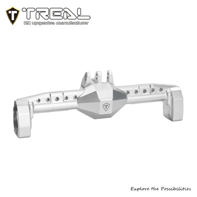 TREAL 7075 Aluminum Rear Portal Axle Housing (Diamond) for Axial SCX10 III 1/10 RC Crawler