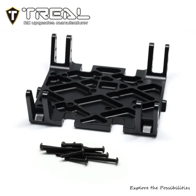 TREAL 7075 Aluminum Center Skid Plate Protect Board for Axial 1/8 AXP8 Gilamon