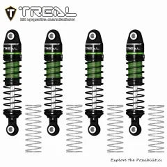 TREAL TRX4M Shocks 53MM Oil-filled Threaded Damper Upgrades Compatible with Traxxas 1/18 TRX4-M RC Crawler