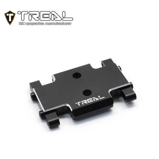 TREAL Aluminum 7075 Center Skid Plate CNC Machined Upgrdes Compatible with 1/24 Axial AX24