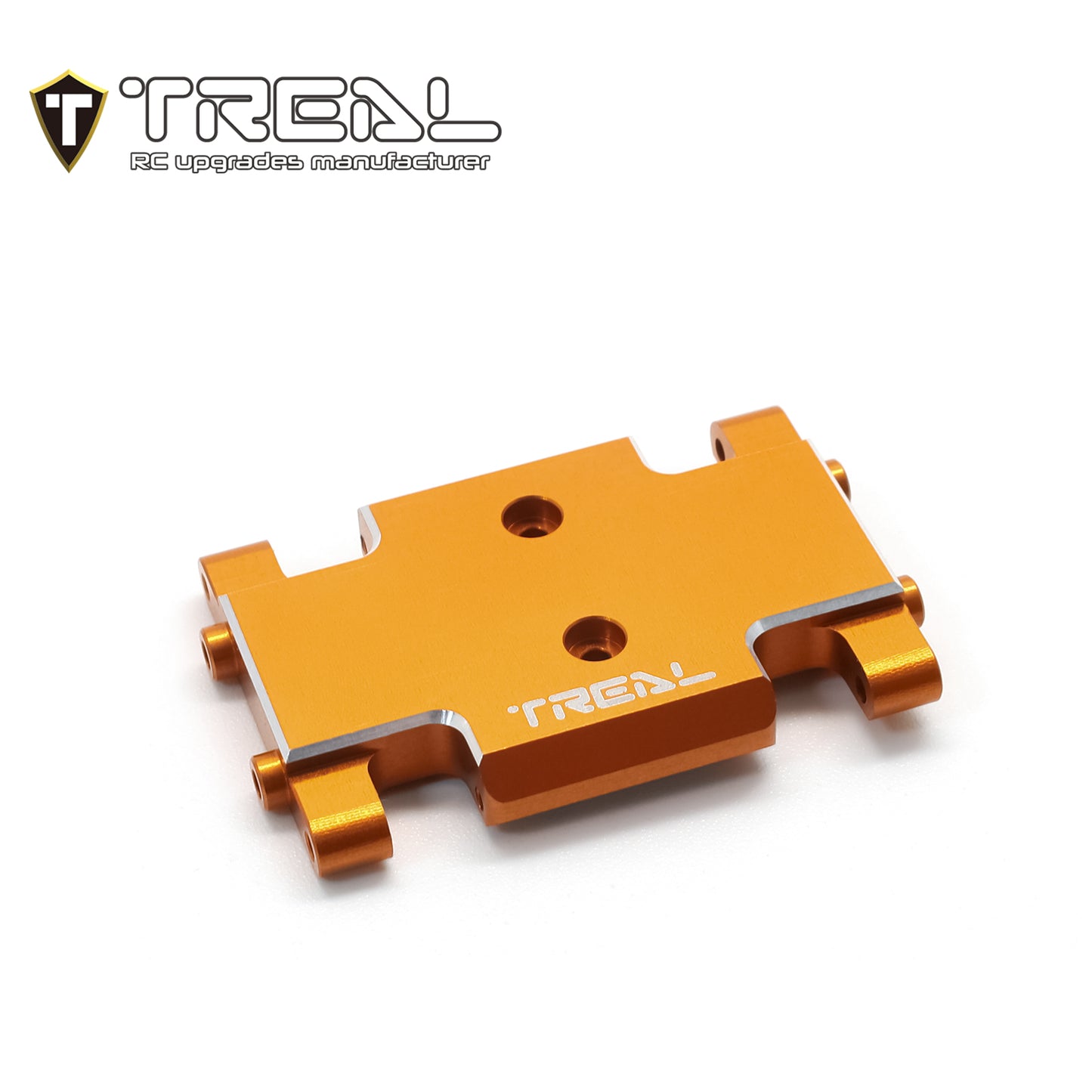 TREAL Aluminum 7075 Center Skid Plate CNC Machined Upgrdes Compatible with 1/24 Axial AX24