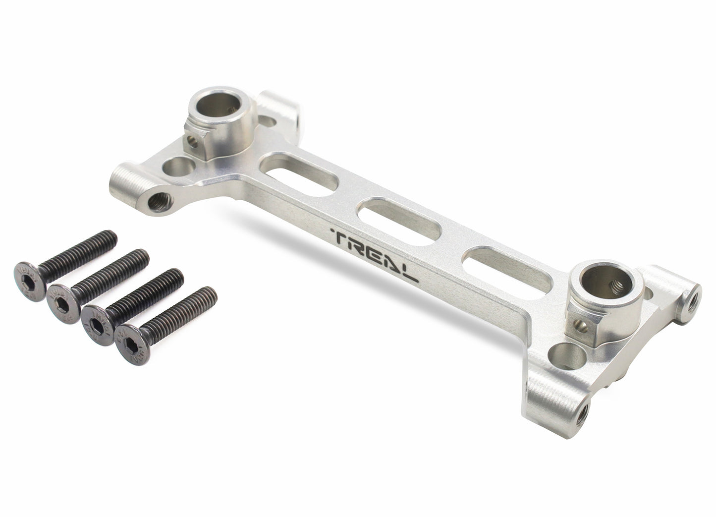 TREAL Aluminum 7075 SCX6 Rear Chassis/Shock Tower Brace, Rr Chass Shock Tower Frame Compatible with Axial SCX6 1/6 Jeep