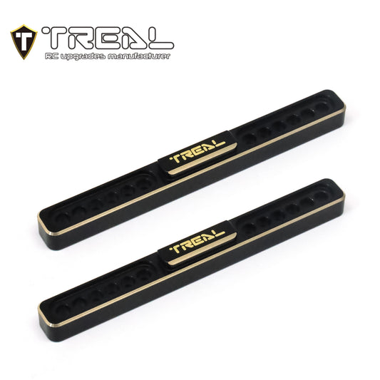 TREAL Brass Boulder Bars CNC Machined Weight Upgrdes for 1/18 TRX4M