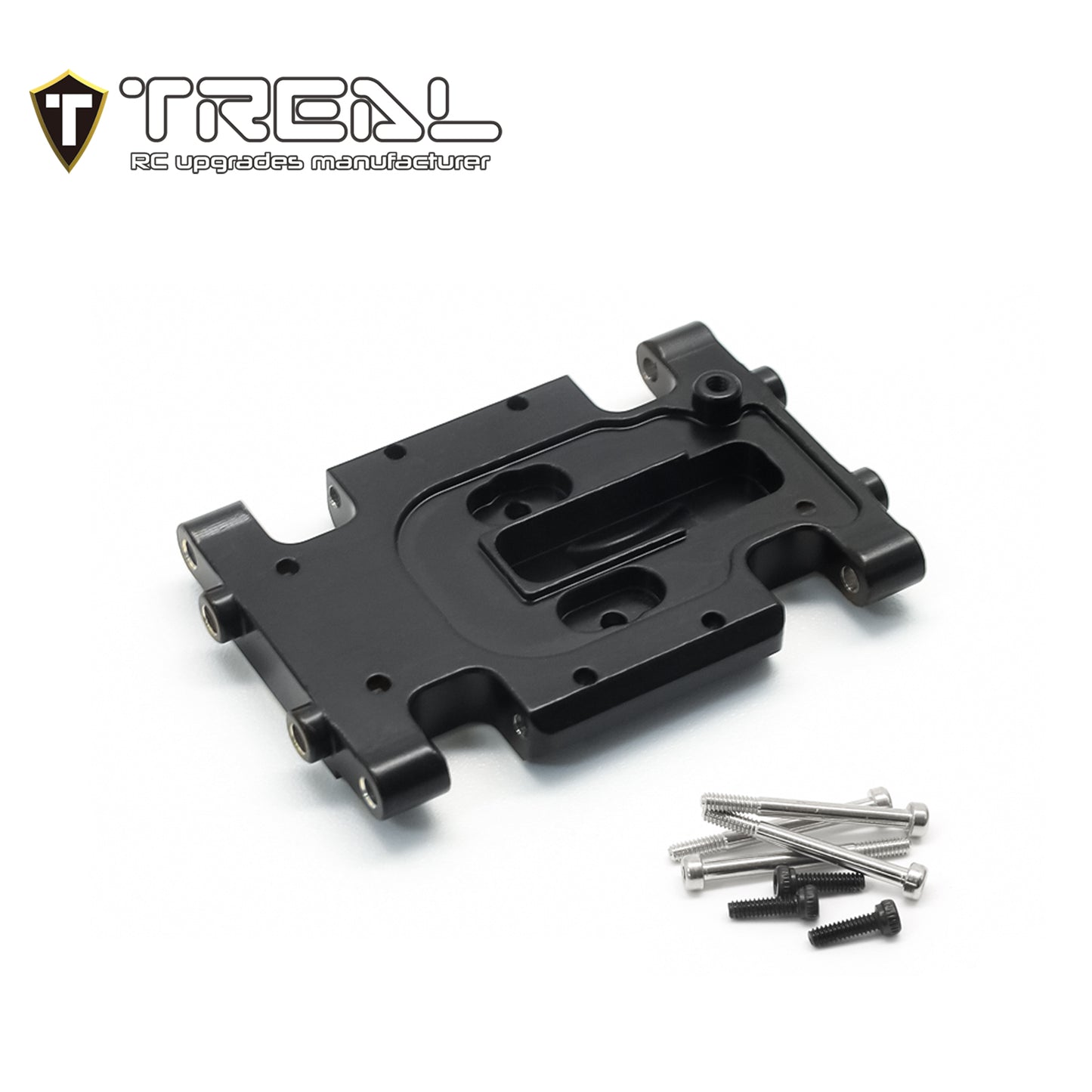 TREAL Brass Center Skid Plate CNC Machined Upgrdes Compatible with 1/24 Axial AX24