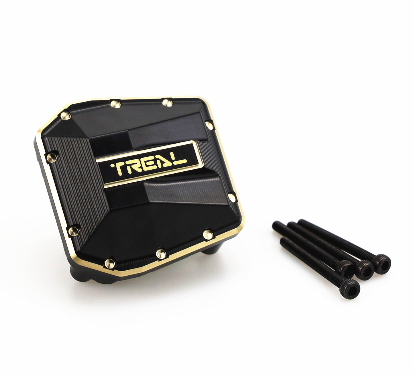 TREAL Brass Diff Cover for SCX6 Front Rear Bridge Axle ,Compatible with Axial SCX6 1/6 RC Crawler Car