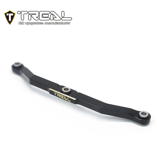 TREAL Brass Front Steering Link, CNC Machined Upgrades for 1/18 TRX4M Defender Bronco