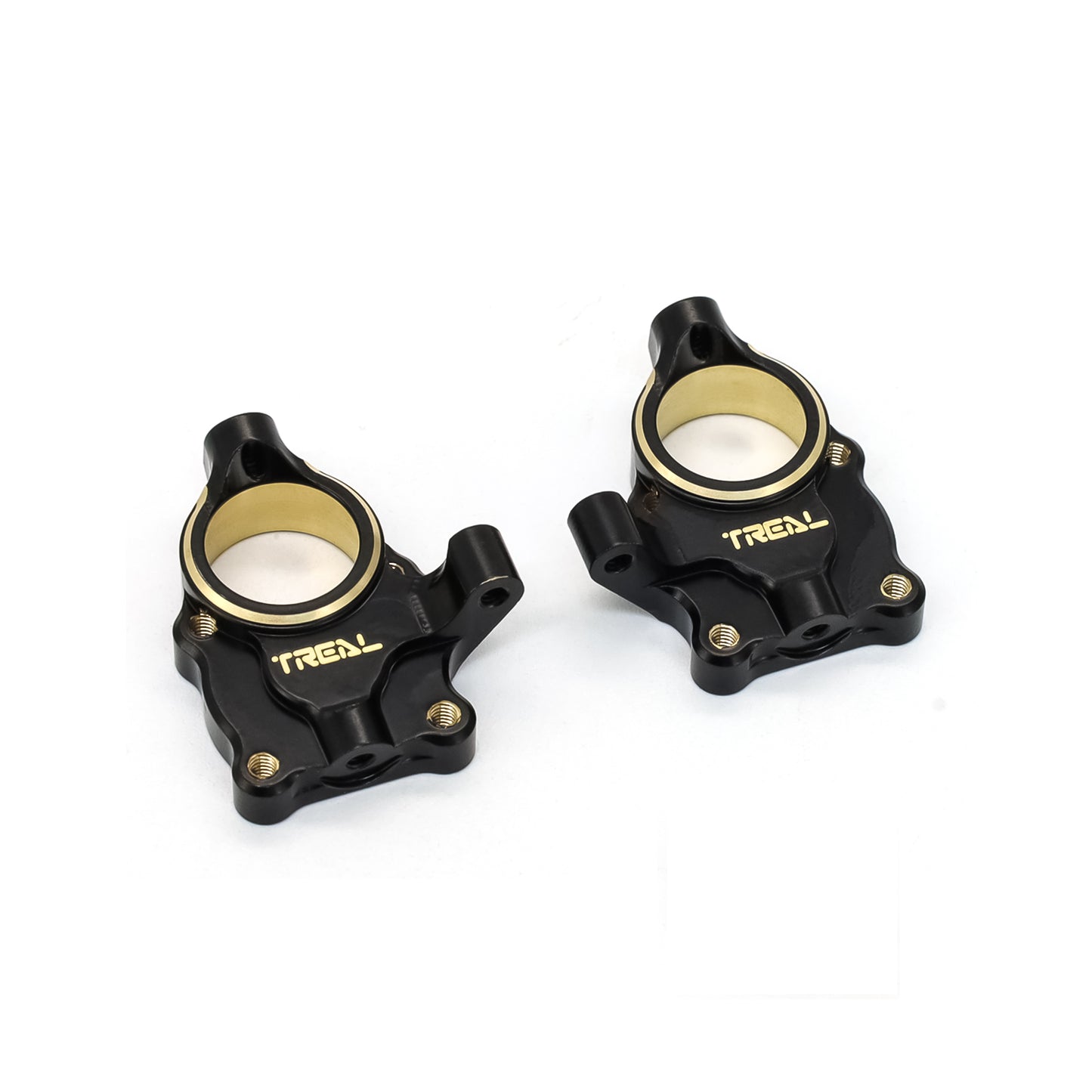 TREAL Brass Inner Portal Covers(2p) Steering Knuckles for 1/24 FMS FCX24 Upgrades