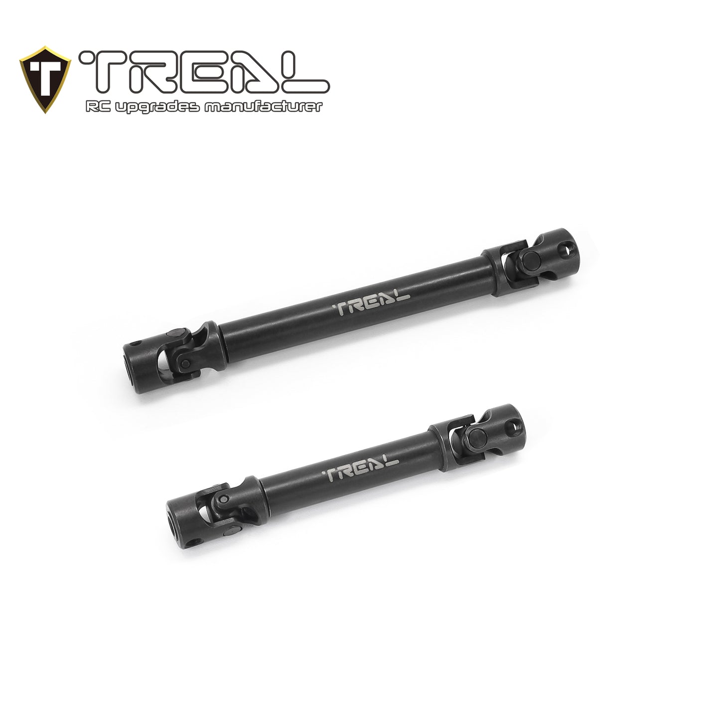 TREAL Heavy Duty Steel Center Slider Driveshaft Set (2P) for Axial 1/18 UTB18 Capra