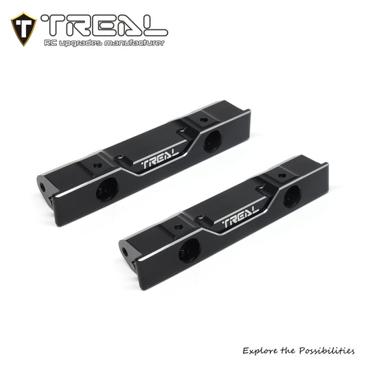 TREAL SCX10 Pro Front Rear Bumper Mount Aluminum 7075 Upgrades Accessories