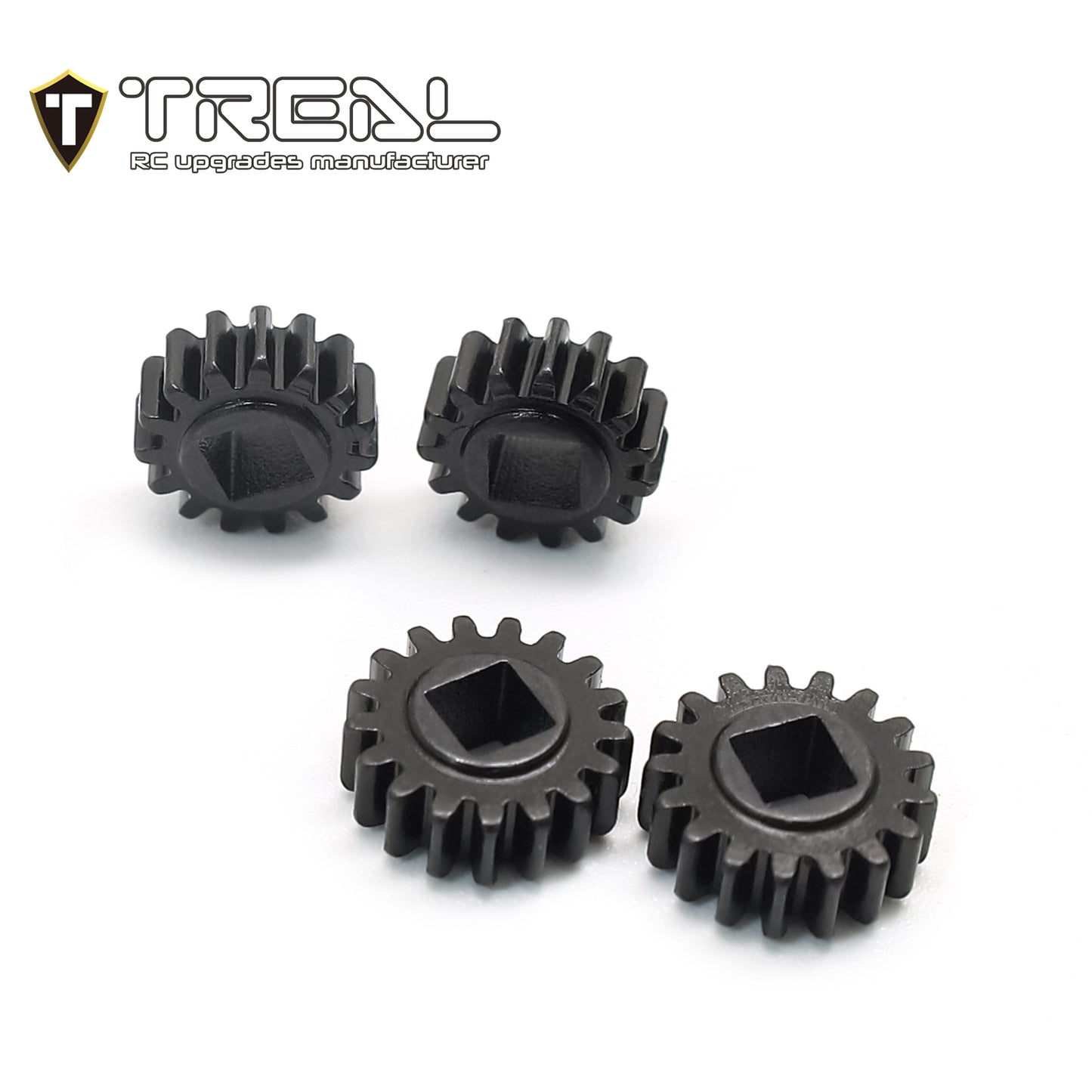 TREAL SCX24 Overdrive Portal Gears 15T/17T Harden Steel Gears Compatible with TREAL SCX24/TRX4M Portal Axles