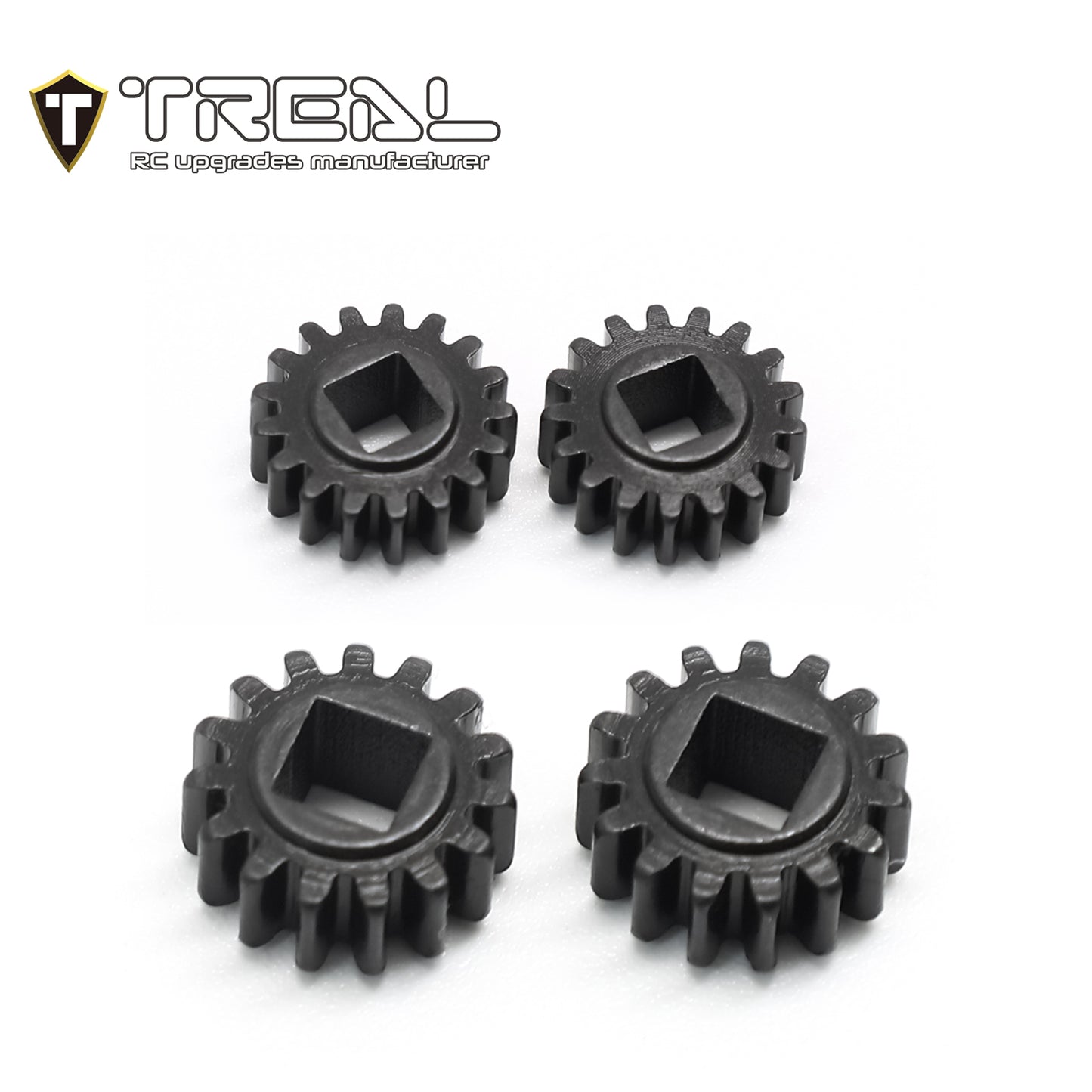 TREAL SCX24 Overdrive Portal Gears 15T/17T Harden Steel Gears Compatible with TREAL SCX24/TRX4M Portal Axles