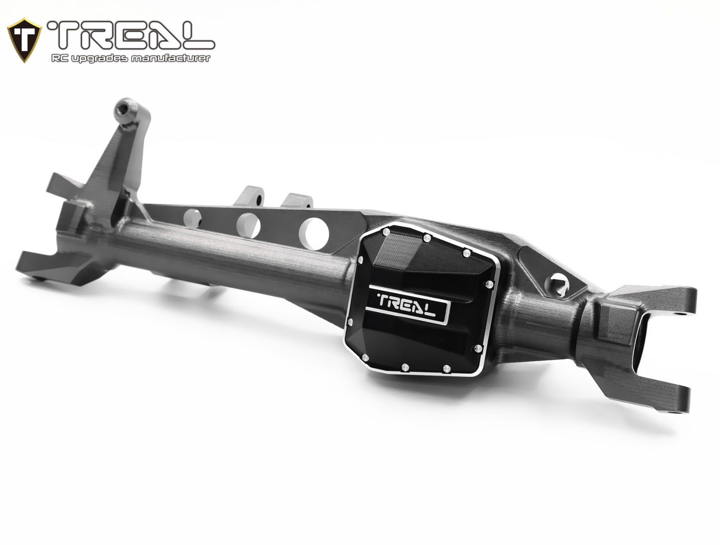 TREAL SCX6 Front Axle Housing One Piece CNC Billet Machined Aluminum 7075 for Axial SCX6 Upgrades AR90 Front Axle
