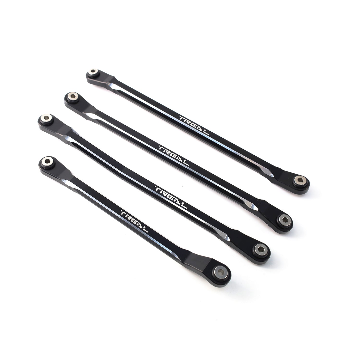 TREAL SCX6 Upper Links Set (4) Aluminum 7075 Rod Link Replacements for Axial SCX6