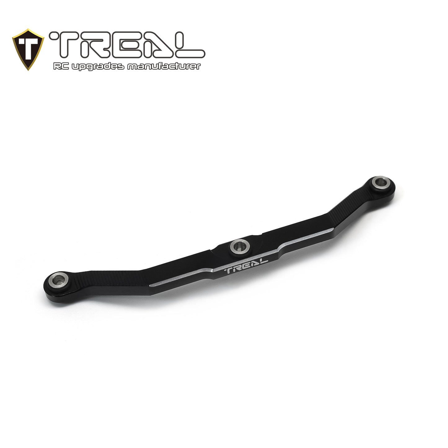 TREAL TRX-4M Front Steering Link, Aluminum 7075 CNC Machined Upgrades for 1/18 TRX4M Defender Bronco