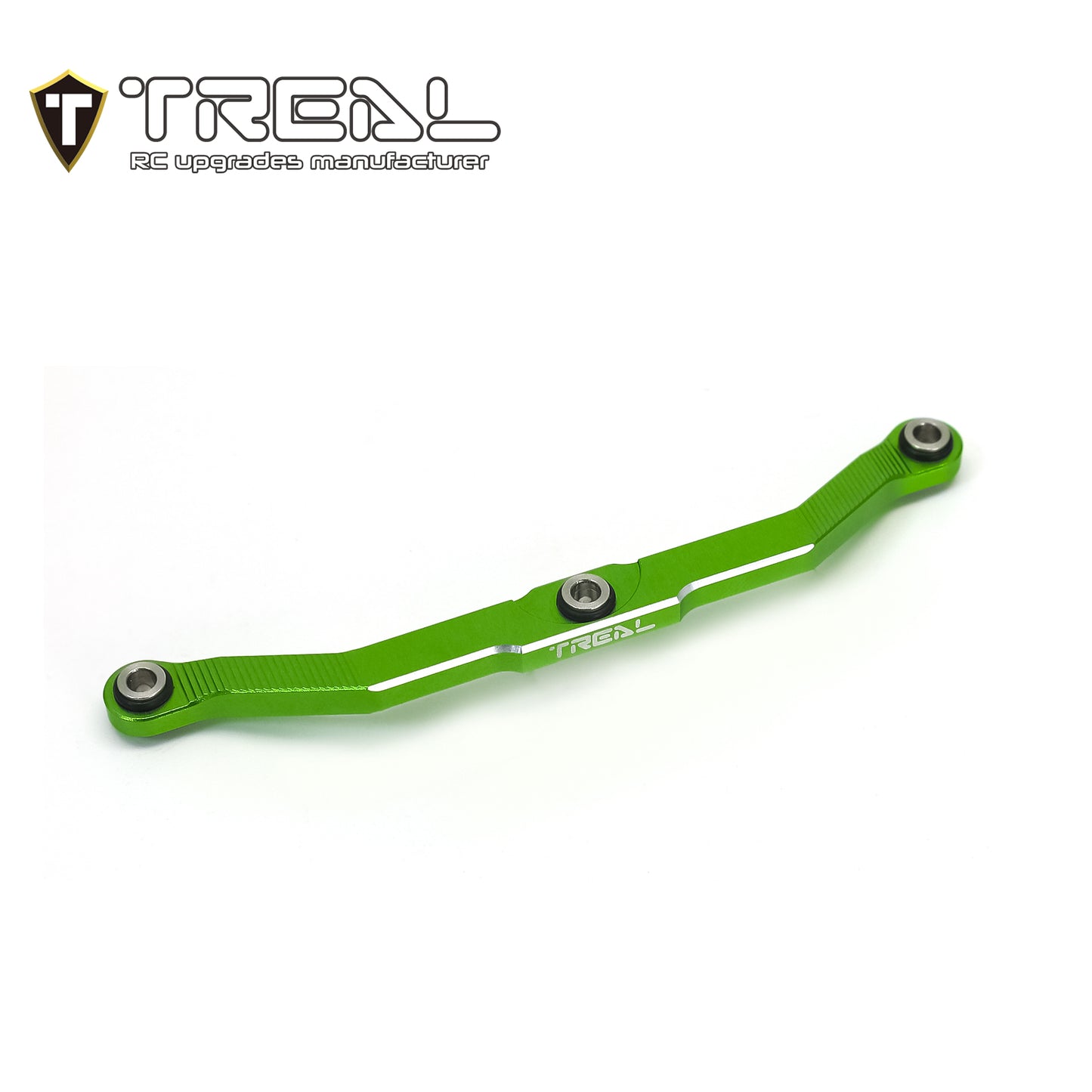 TREAL TRX-4M Front Steering Link, Aluminum 7075 CNC Machined Upgrades for 1/18 TRX4M Defender Bronco