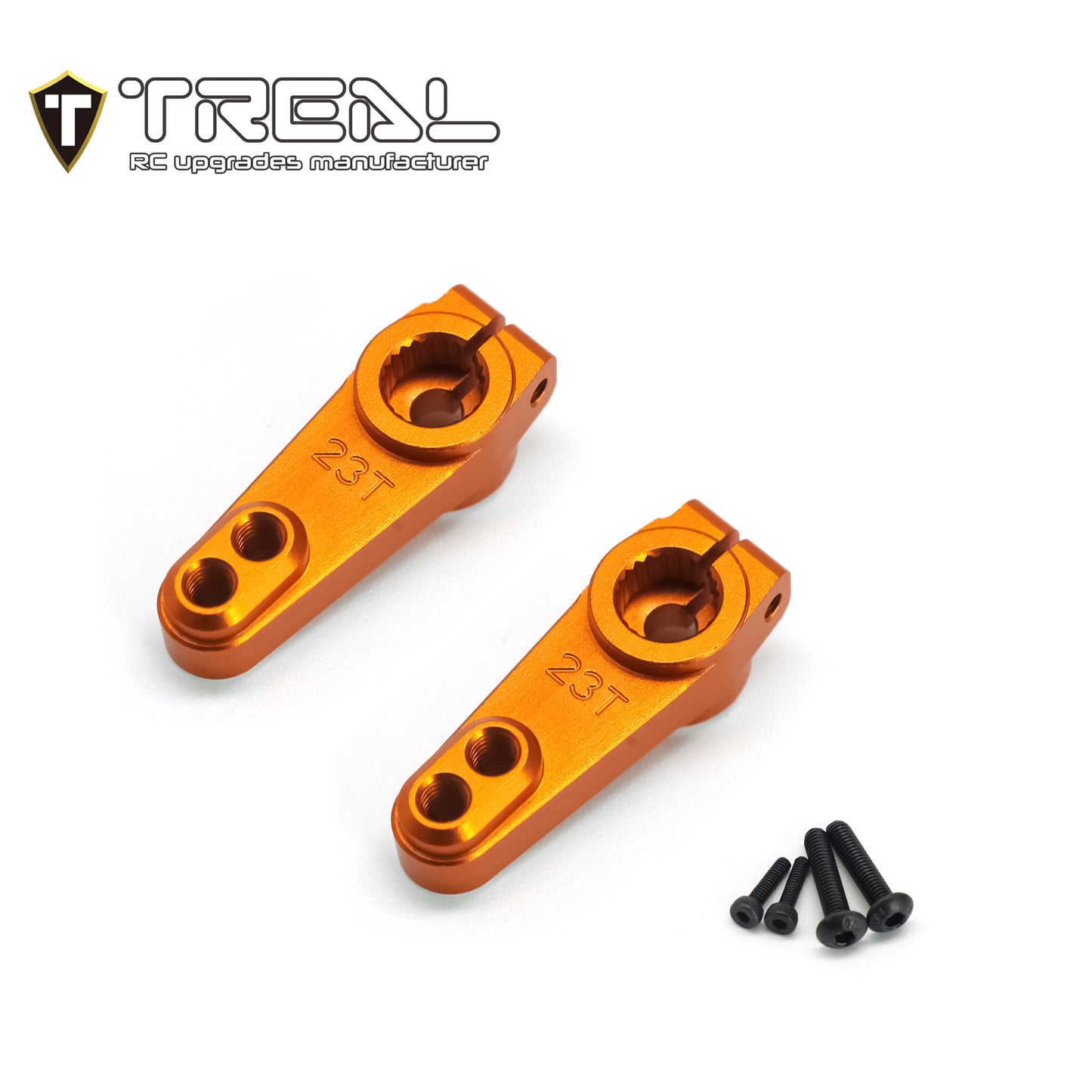 TREAL UTB18 Capra Servo Horn Set 23T (2pcs) Aluminum 7075 CNC Machined Servo Arm Upgrades