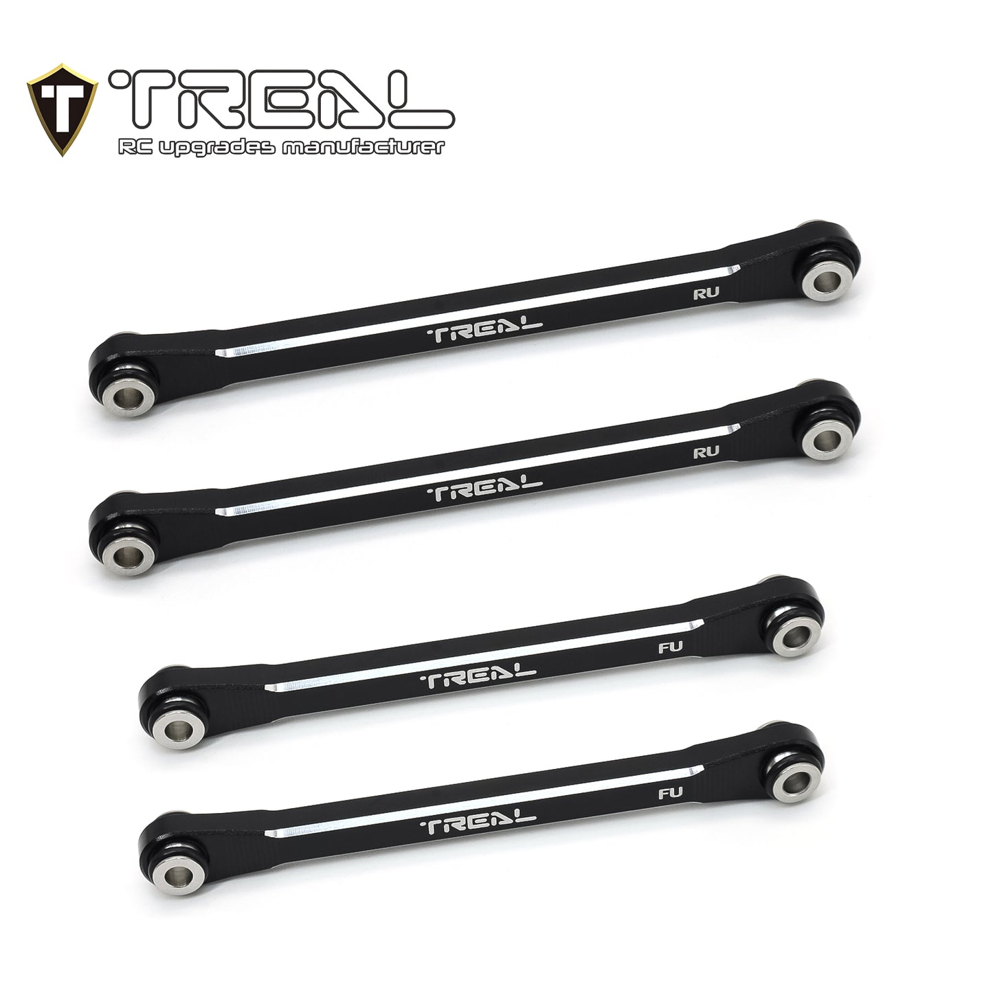 TREAL UTB18 Capra Upper Links Set (4pcs) Aluminum 7075 Upper Chassis 4-Links Upgrades