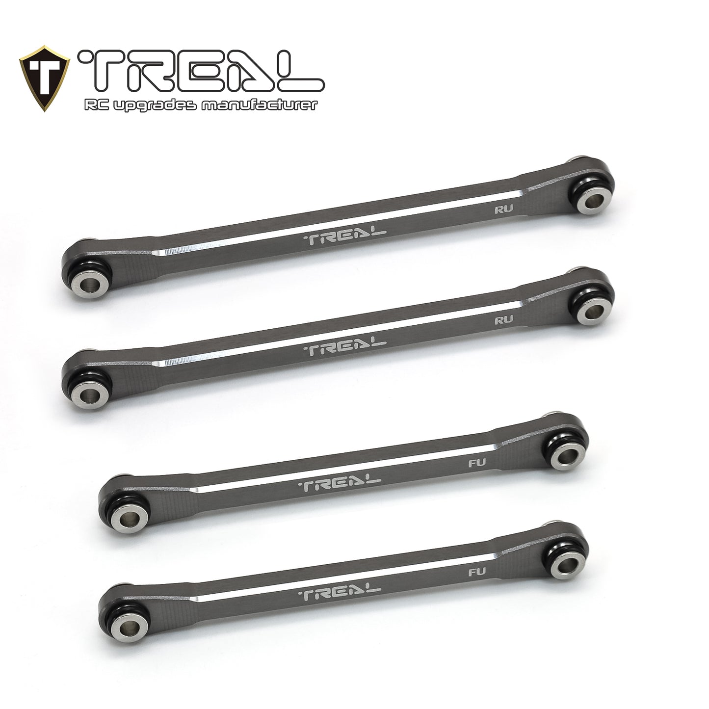 TREAL UTB18 Capra Upper Links Set (4pcs) Aluminum 7075 Upper Chassis 4-Links Upgrades