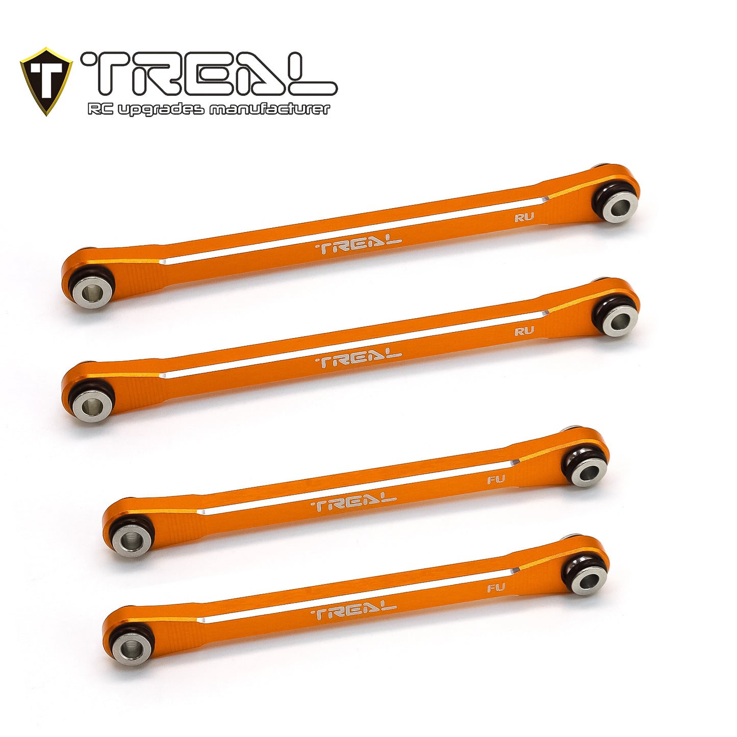 TREAL UTB18 Capra Upper Links Set (4pcs) Aluminum 7075 Upper Chassis 4-Links Upgrades