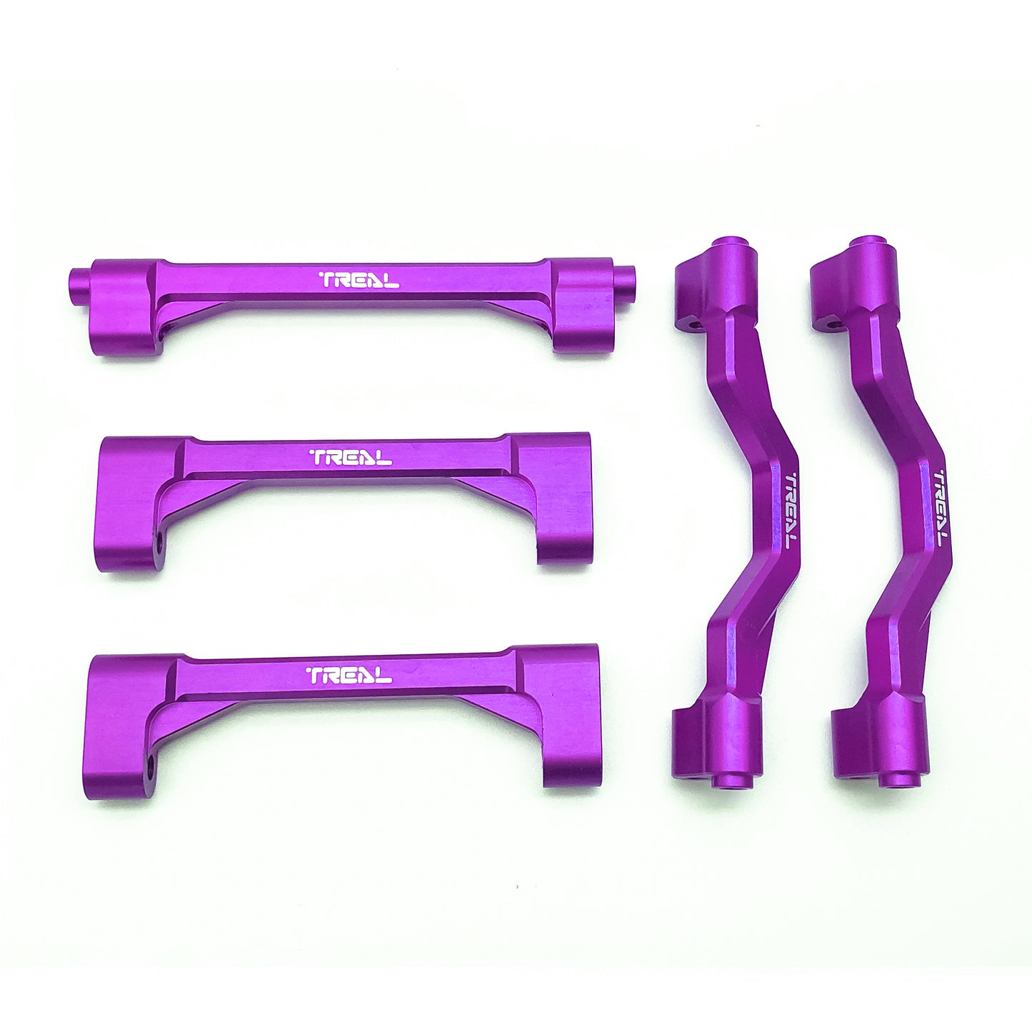 Treal Aluminum 7075 Chassis Cross Brace Set(5) for Losi LMT