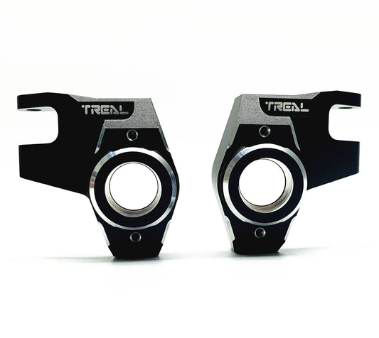 Treal Aluminum 7075 Front Steering Knuckles for SCX10 III Ford Bronco Front Straight Axle