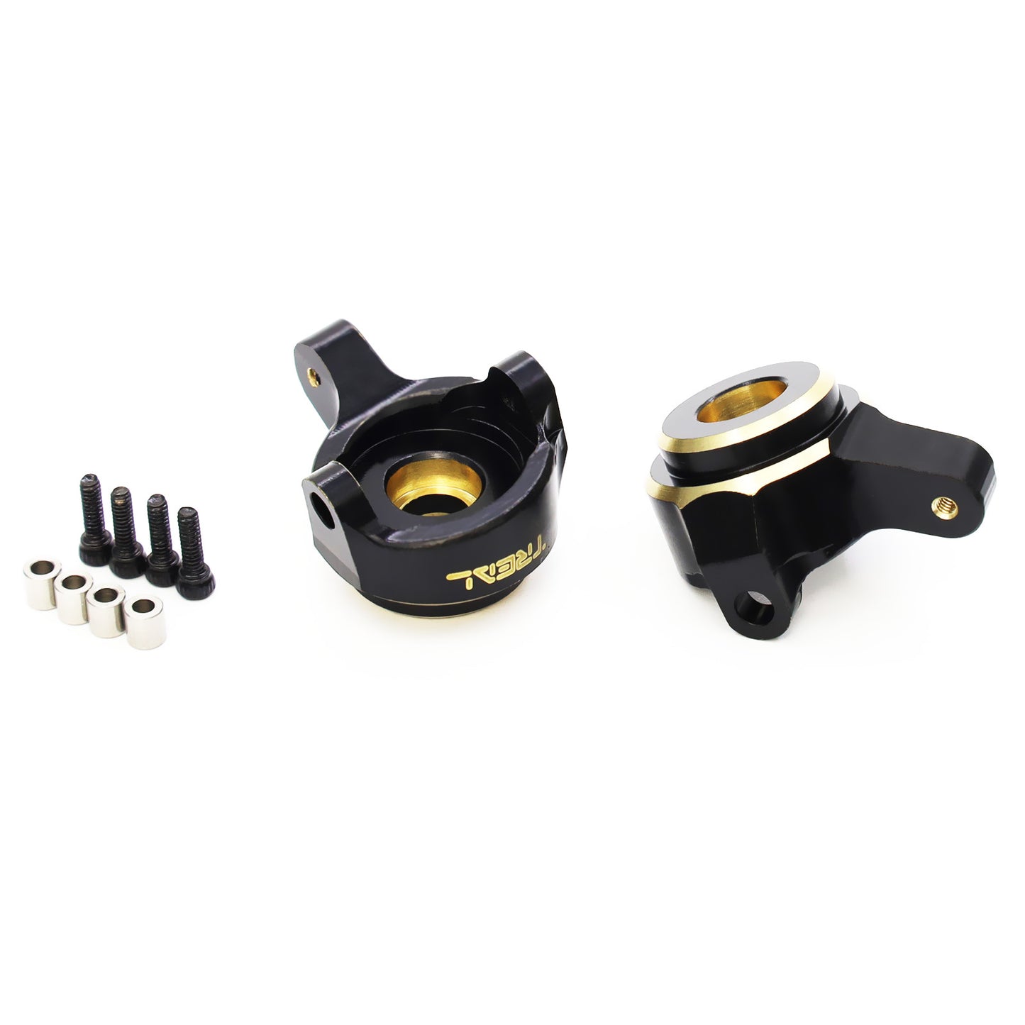 Treal Axial SCX24 Brass Front Steering Knuckles 10g for SCX24 Deadbolt C10 Betty Gladiator Bronco