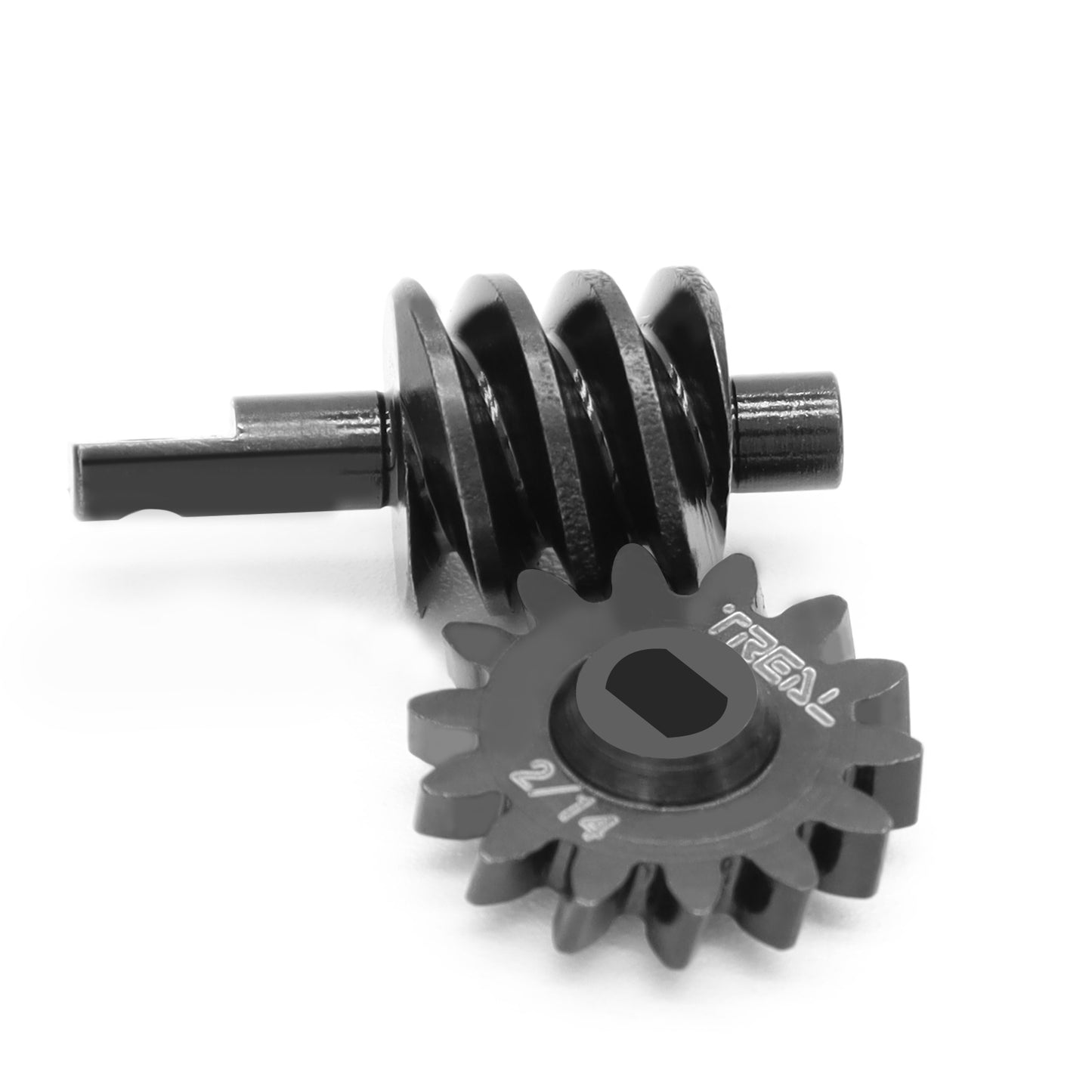 Treal Axial SCX24 Steel Gears Overdrive OD Differential Gears 2/14T