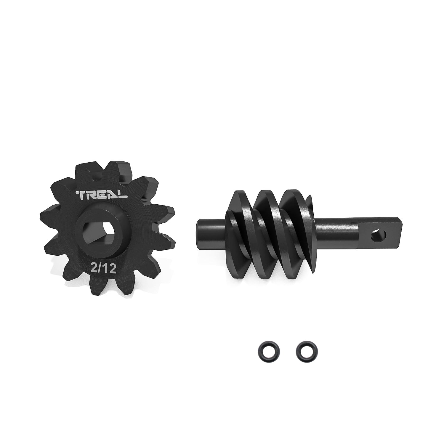 Treal Axial SCX24 Steel Gears Overdrive OD Differential Gears 2/12T