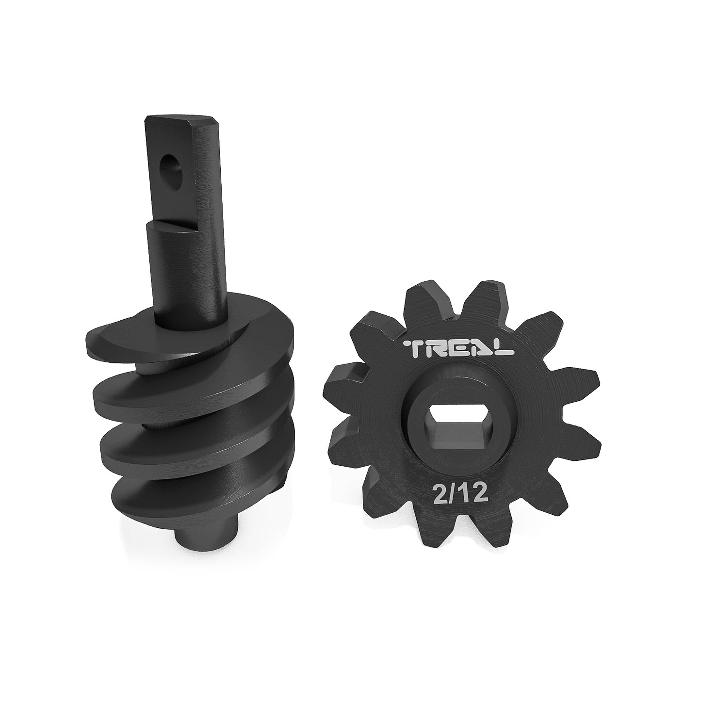 Treal Axial SCX24 Steel Gears Overdrive OD Differential Gears 2/12T