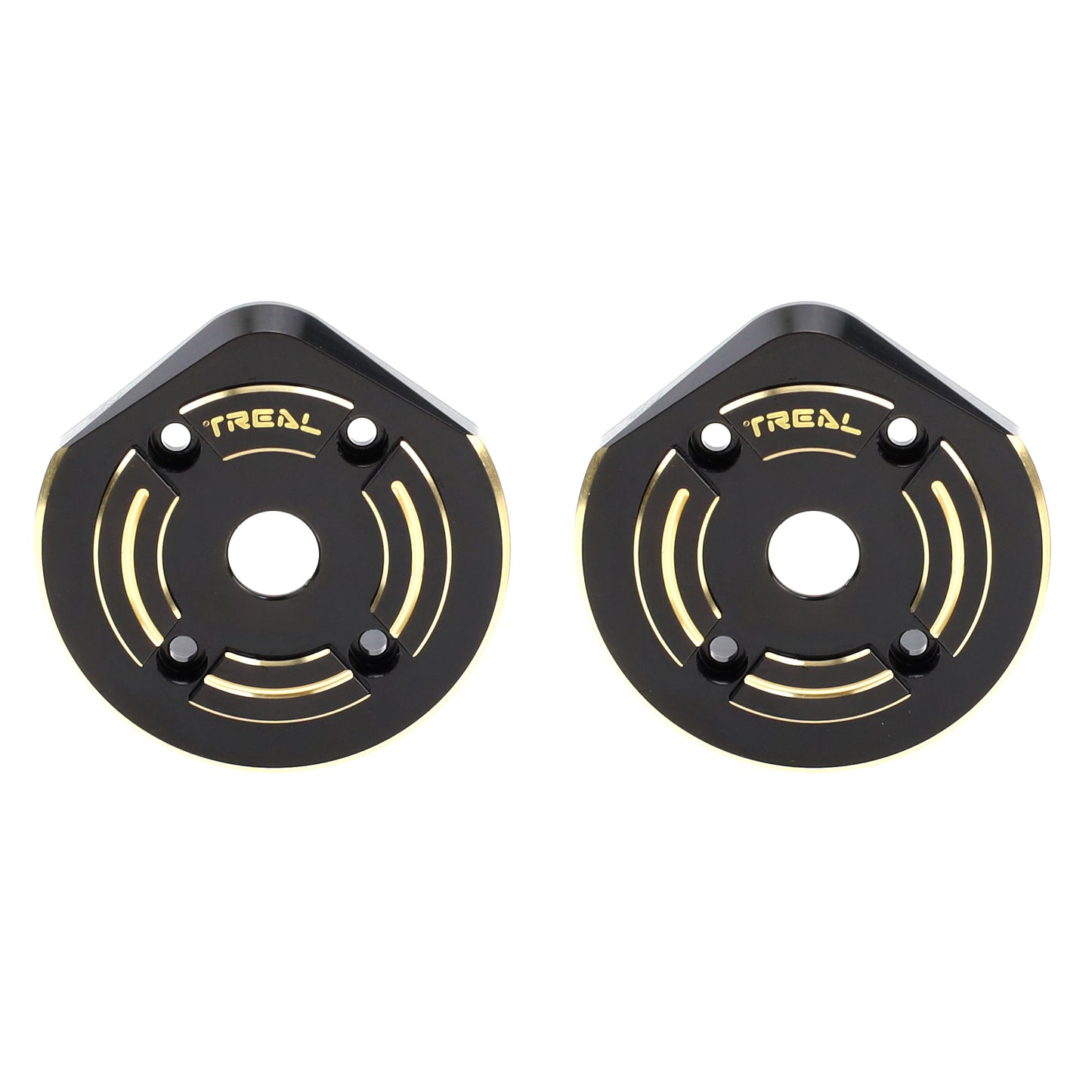 Treal Brass Outer Portal Covers Weights 93g for Axial Capra UTB/SCX10 III -Type B