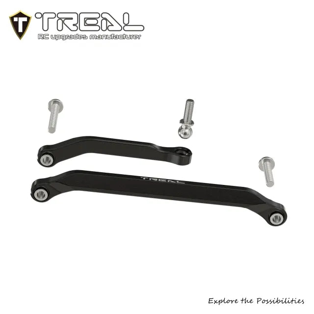 TREAL 7075 Aluminum Front Steering Links for Axial SCX30