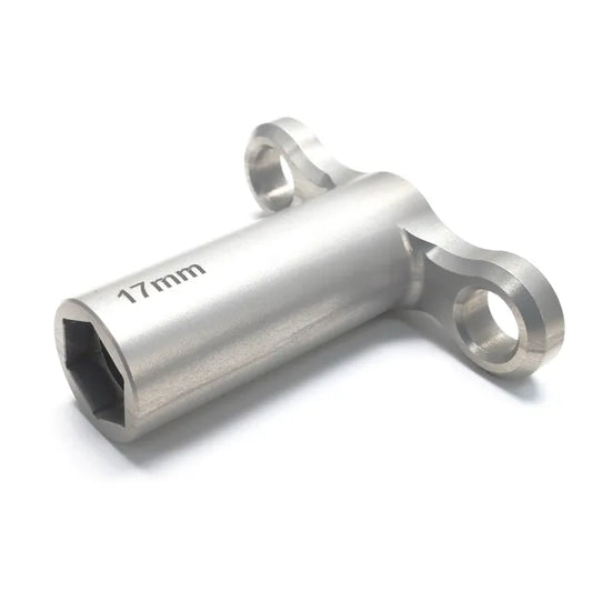 TREAL 17MM Wheel Hex Nut Wrench Socket Tool Alu 7075 for 1/8 RC Car HPI Losi Arrma