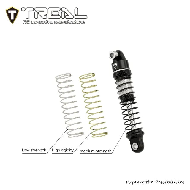 TREAL Aluminum 26mm Oil-fillable Shocks for 1/30 Axial SCX30