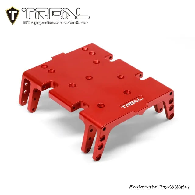 TREAL 7075 Aluminum Center Skid Plate Protect Board for Axial 1/8 AXP8 Gilamon