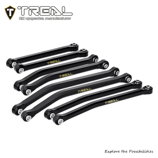 TREAL Brass High Clearance Chassis Links(8P) Set for Axial SCX30