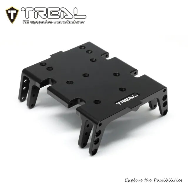 TREAL 7075 Aluminum Center Skid Plate Protect Board for Axial 1/8 AXP8 Gilamon