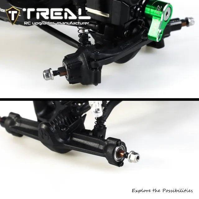 TREAL Harden Steel CVD Driveshafts Axle Shafts for Axial SCX30