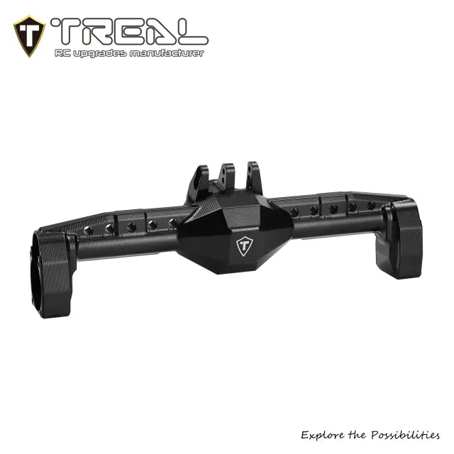 TREAL 7075 Aluminum Rear Portal Axle Housing (Diamond) for Axial SCX10 III 1/10 RC Crawler