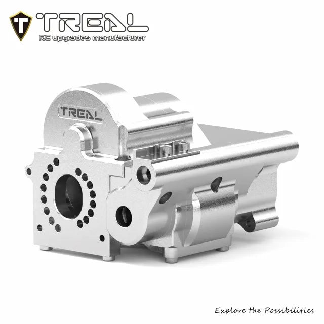 TREAL 7075 Aluminum Transmission Housing Case Set for Axial 1/8 AXP8 Gilamon