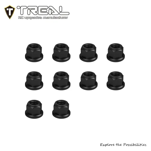 TREAL Brass M2 Nuts (10P) for Axial SCX30