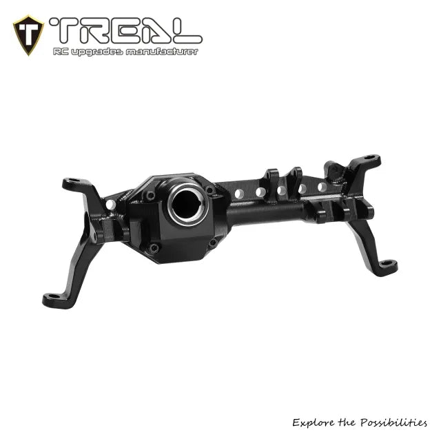 TREAL Aluminum 7075 Front Portal Axle Housing(AR45) Diamond Edition for Axial SCX10 III