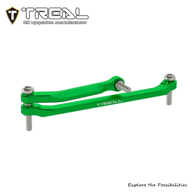 TREAL 7075 Aluminum Front Steering Links for Axial SCX30
