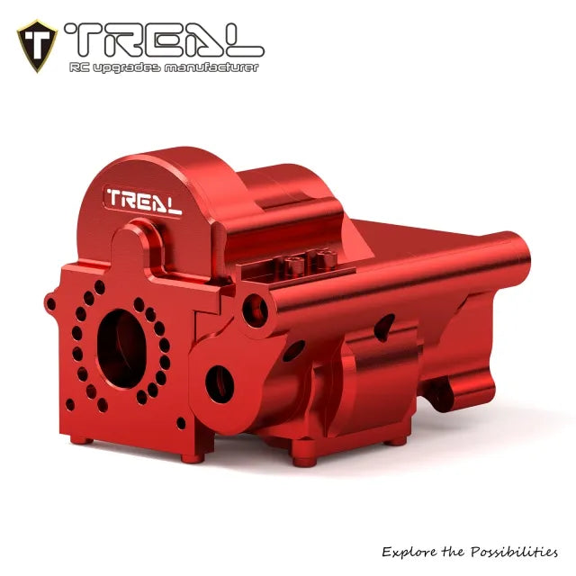 TREAL 7075 Aluminum Transmission Housing Case Set for Axial 1/8 AXP8 Gilamon