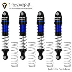 TREAL TRX4M Shocks 59MM Oil-Damper Long Travel Threaded Shock Absorber Upgrades for 1/18 TRX-4M TRX-4MT