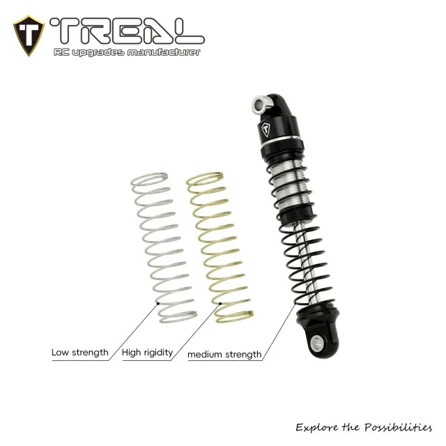 TREAL Aluminum 29mm Oil-fillable Shocks for 1/30 Axial SCX30