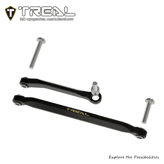 TREAL Brass Front Steering Links for Axial SCX30