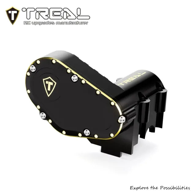 TREAL Brass Transmission Case Gearbox for 1/30 Axial SCX30