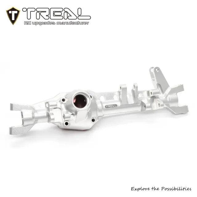 TREAL Aluminum 7075 Straight Front Axle CNC Billet Machined Upgrades for SCX10 III Early Ford Bronco/Jeep CJ-7